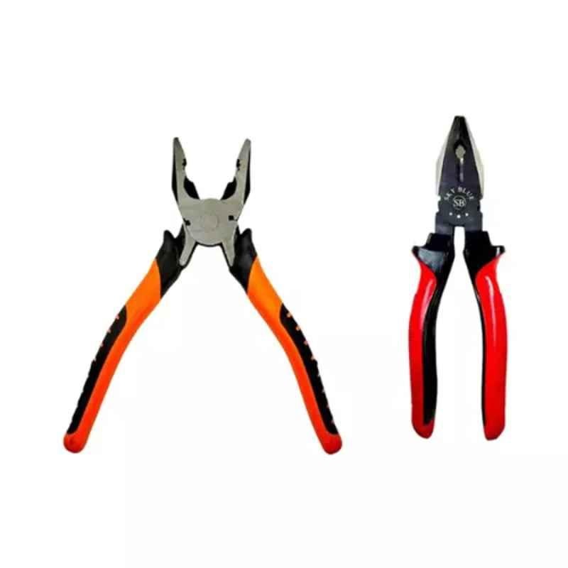 Sky Blue 2 Pcs 7.8 inch Lineman Plier Combo, SBE_PLIER_COMBOS_COMBO_520