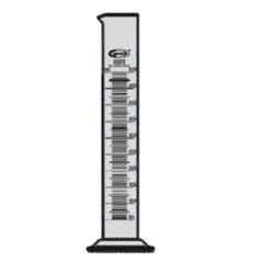 Glassco 60x35mm White Printing Boro 3.3 Glass Crystallizing Dish with Spout, 246.202.03S (Pack of 5)