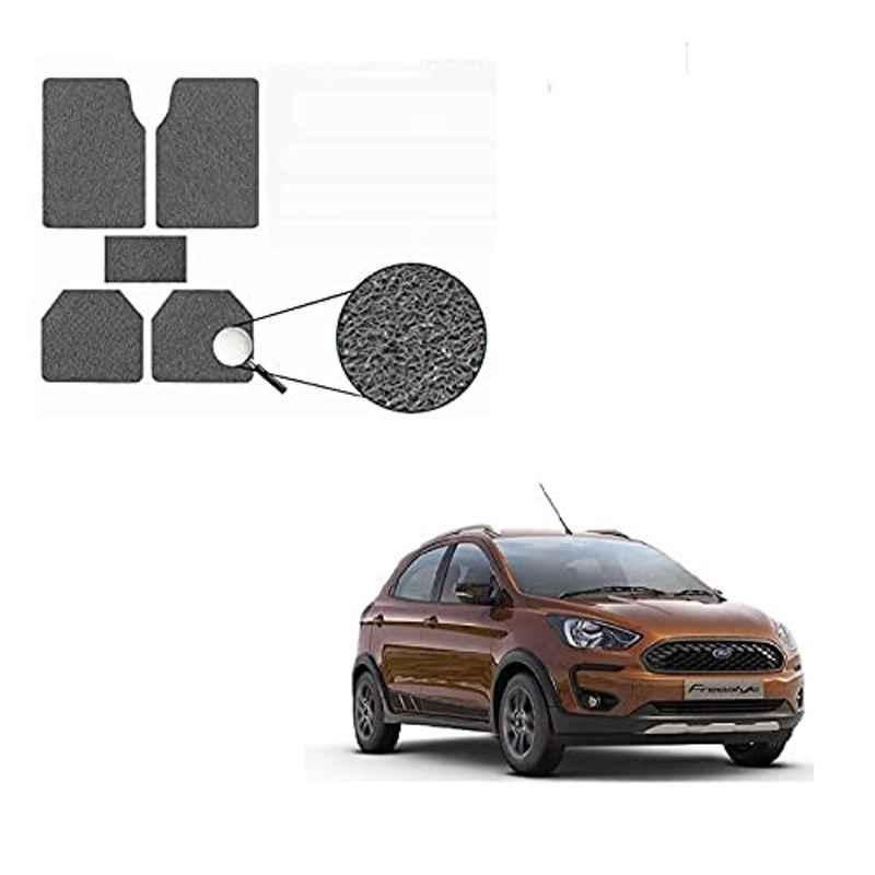 Kozdiko 5 Pcs Grey Heavy Duty Anti-Slip Noodle Nomad Style Car Floor Mat Set for Ford Freestyle