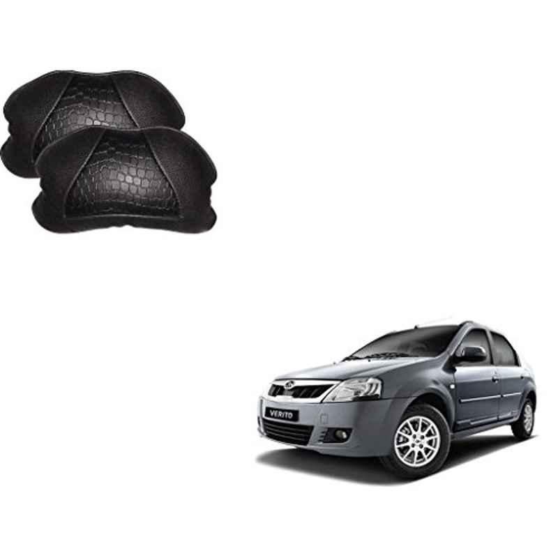 Kozdiko 2 Pcs Memory Foam Black Neck Rest Cushion Pillow Set for Mahindra Verito