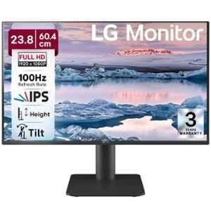 LG 23.8 inch 1920x1080p Black FHD LED Monitor with IPS Panel, 24MS550-B
