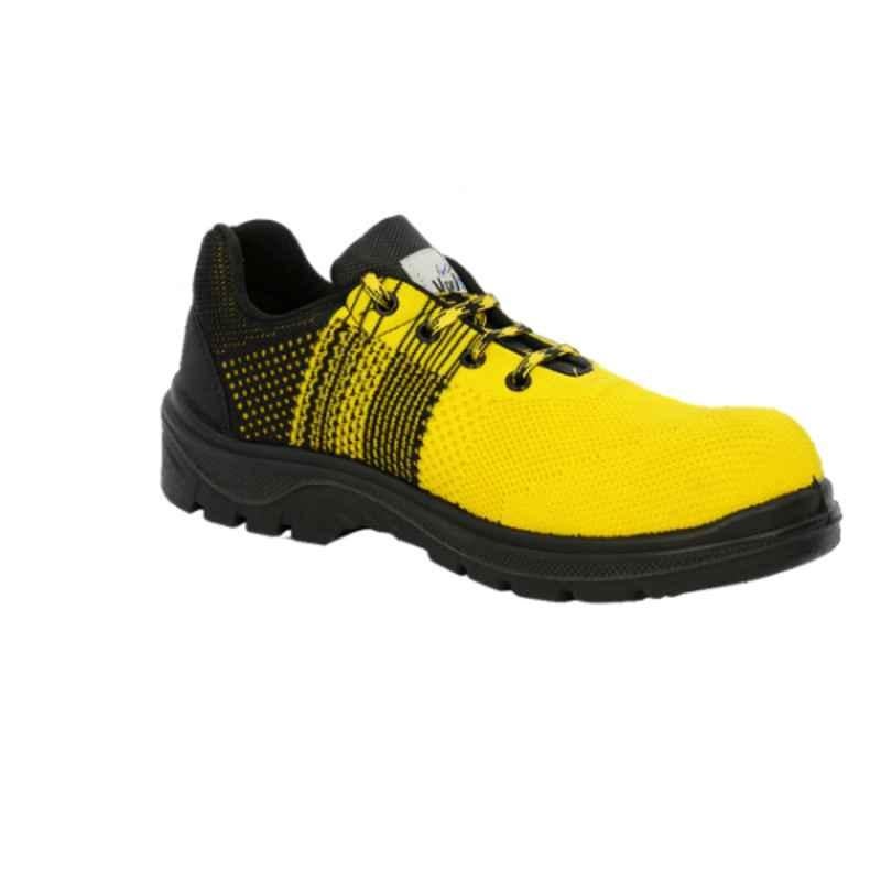 Vaultex BTE Steel Toe Black Lightweight Sporty Safety Shoes, Size: 46