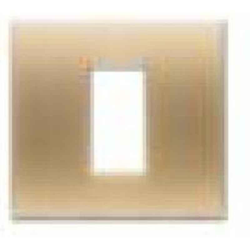 Goldmedal Curve Cristallo 1 Module Memorio Cover Plate with Mounting Frame, 40101