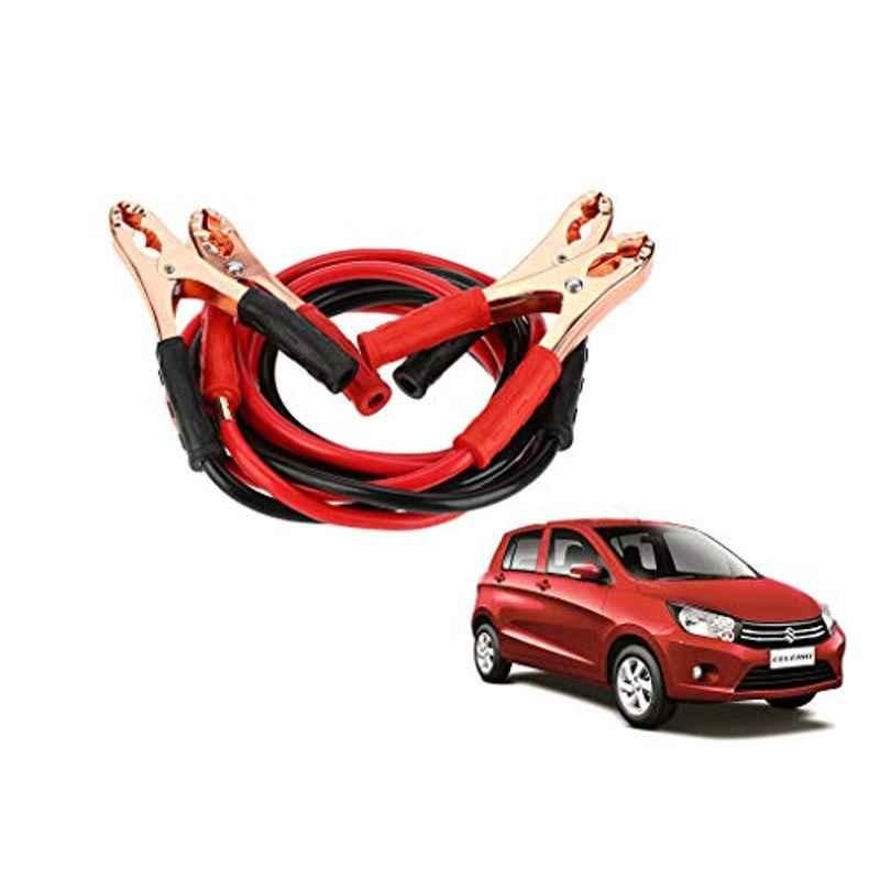 Kozdiko 7.5ft Copper Core Red & Black Heavy Duty Car Battery Booster Cable for Maruti Suzuki Celerio