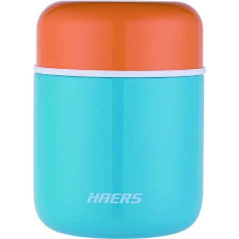 Haers 280ml Stainless Steel Blue Thermal Food Jar, HR-280-3-BLU