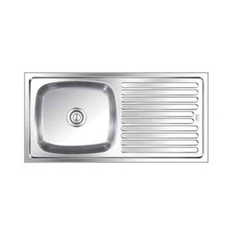 Nirali Elegance Anti Scratch Finish Kitchen Sink, Size: 1040x510 mm