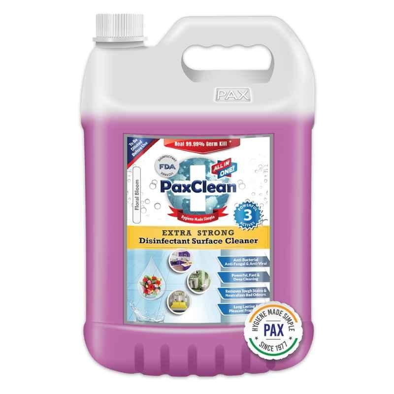 Paxclean All In One 5L Floral Bloom Extra Strong Disinfectant Surface Cleaner