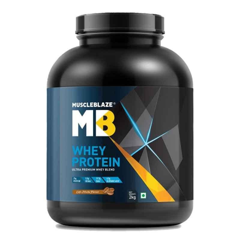 MuscleBlaze 2kg Cafe Mocha 100% Whey Protein