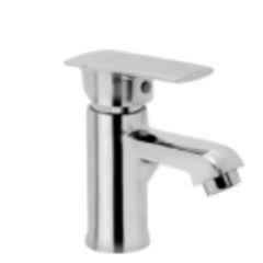 Somany Olive Brass Chrome Finish Single Lever Basin Mixer with Braided Hose Set, 272110330011
