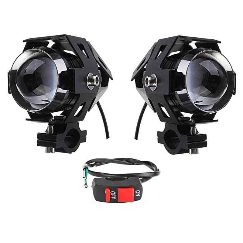 Meenu Arts 2 Pcs Fog Light Fog Light for TVS Star City with On Off Switch