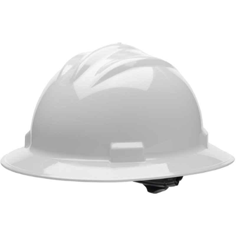 Bullard S71 HDPE White Full Brim Helmet