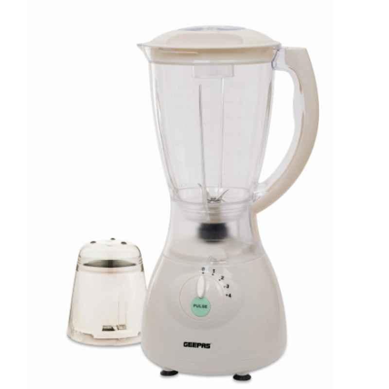 Geepas 400W Stainless Steel Multi-Function Glass Jug Blender, GSB5484