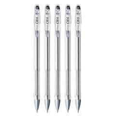 PENAC CH-6 0.7mm Black Pen, BA1701-06FPO5 (Pack of 5)