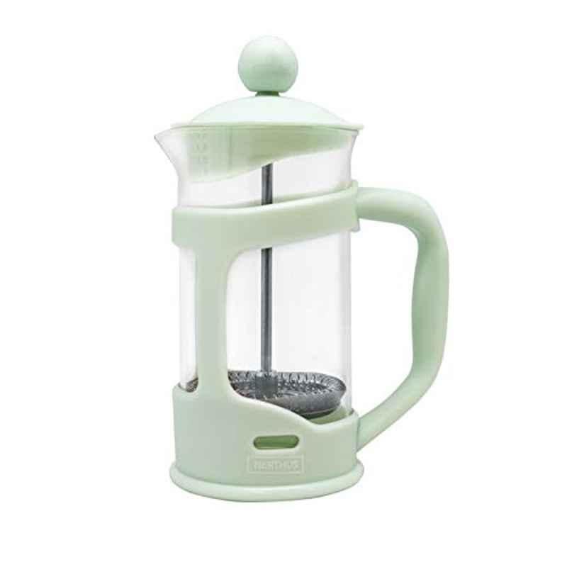 Nerthus FIH 794 350ml Borosilicate Glass Green French Plunger Coffee Maker
