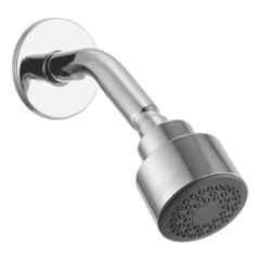 IRIS 3 inch Brass Chrome Finish Round Overhead Shower with Stainless Steel Arm