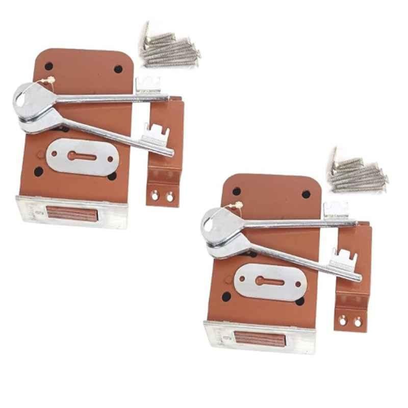Onjecx DLS75 Alloy Steel Shutter Lock (Pack of 2)