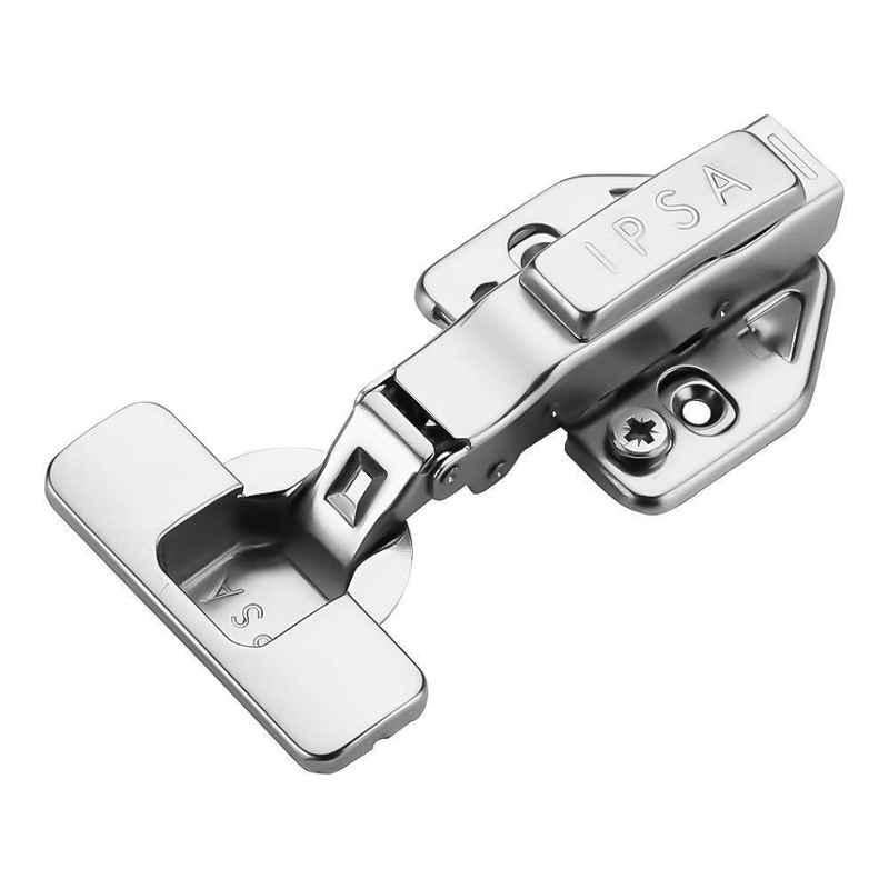 IPSA 19-24mm Steel 4 Hydraulic Cabinet Auto Cup Hinge Inset, 6111, (Pack of 2)