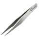 Otovon 120mm Anti-Magnetic Round Tip Stainless Steel Precision Tweezer, TS-13