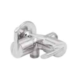 Somany Cella Brass Chrome Finish Two Way Angle Valve, 272211150061