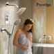 Prestige Aris 4 Pcs Brass Chrome Finish Divertor, Spout, Head Shower & Hand Shower Set