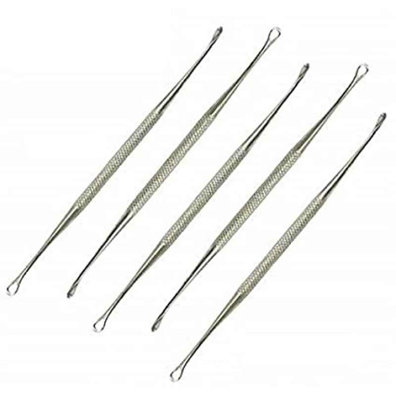 Forgesy 6.5 inch Stainless Steel Ear Wax Curette (Pack of 5)