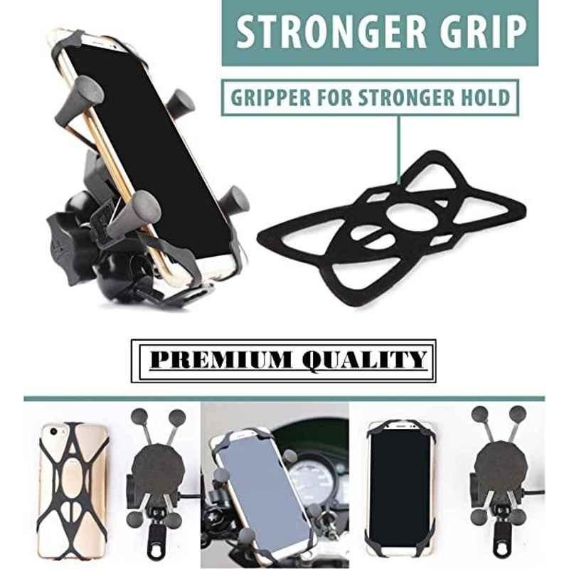 AOW X-Grip Bike Mobile Charger & Phone Holder Latest Version for Suzuki Heat