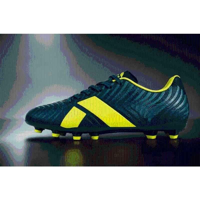 Nivia Safari 2.0 Yellow & Green Football Shoes for Men, Size: 7
