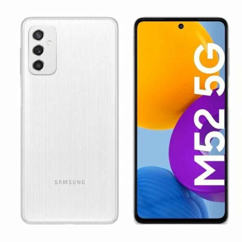 Samsung Galaxy M52 6.7 inch 8GB/128GB 5000mAh White 5G Smartphone, SMM526