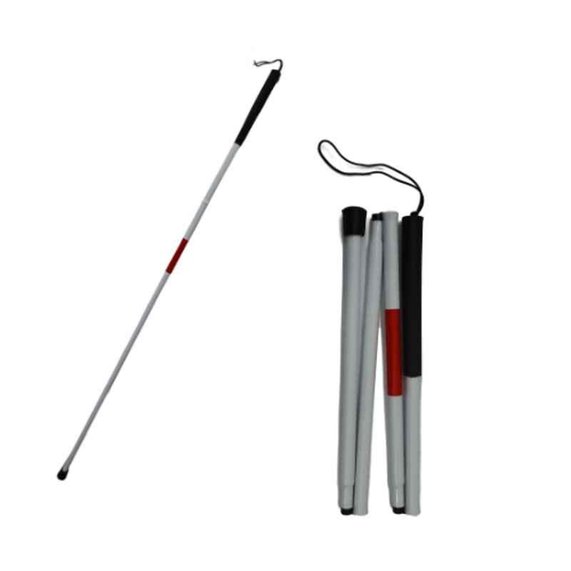 Visually Impaired Crutch Cane Blind Walking Stick Walker Aluminium