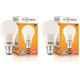 Wipro Garnet 10W Cool Day White Standard B22 LED Bulb, N11001 (Pack of 2)