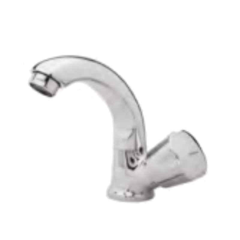 Somany Ether Brass Chrome Finish R Swan Neck with Cast Spout, 272210150121