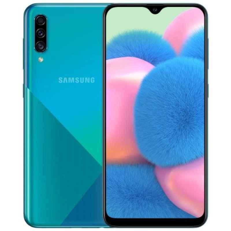 Samsung Galaxy A30s 6.4 inch 4GB/128GB 4000mAh Prism Crush Green LTE Dual SIM Smartphone, SMA307
