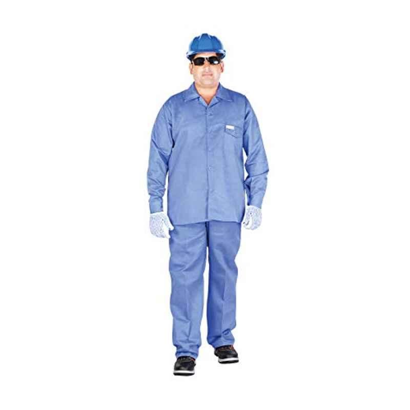 Workland Twill Pant & Shirt (Wpv-3xl)-Petrol Blue-Size 3xl