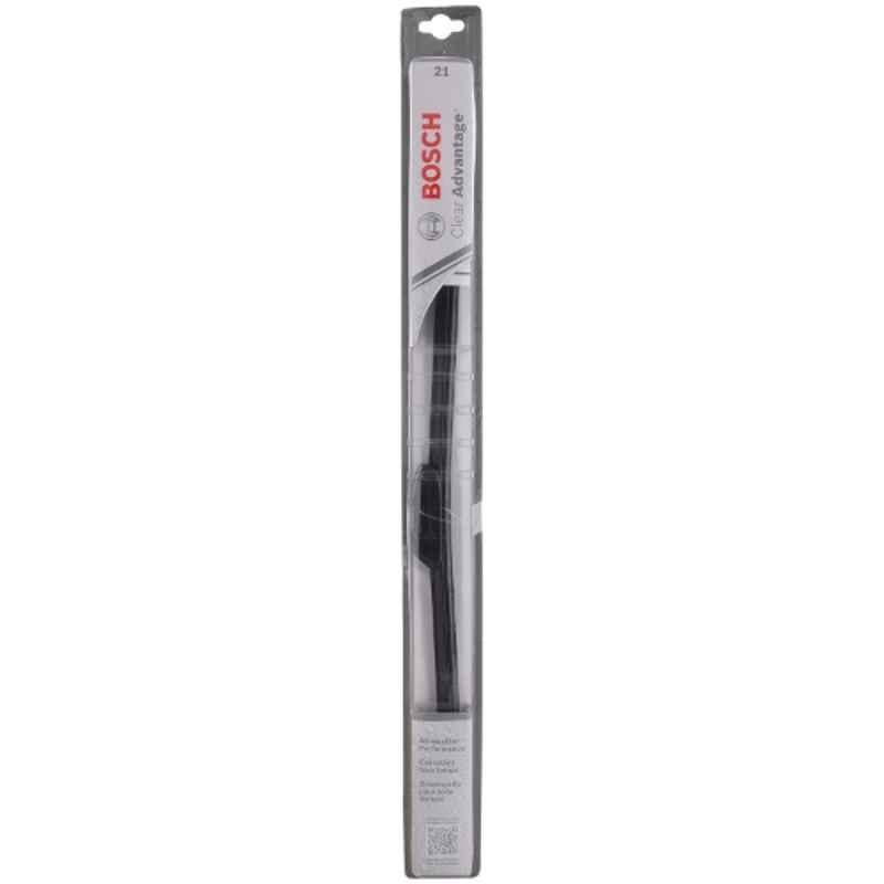 Bosch Clear Advantage 21 inch Rubber Clear Advantage Front Wind Shield Wiper Blade, 3397006507E7W