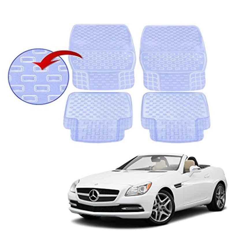Kozdiko 93043 4 Pcs Rubber & PVC Clear Car Floor Mat Set for Mercedes Benz SLK-Class