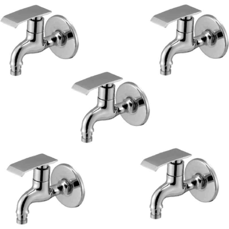 Prestige Qubix Brass Chrome Finish Washing Machine Bib Cock (Pack of 5)