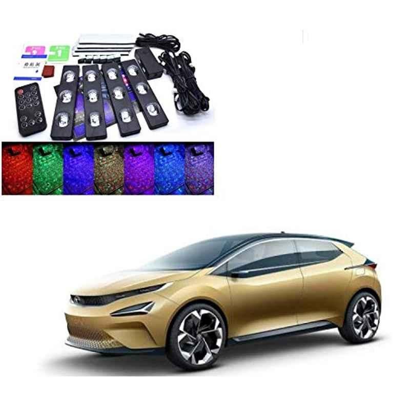 Kozdiko 4 Pcs Plastic LED Car Starlights Kit with 7 Different Colors for Tata 45X