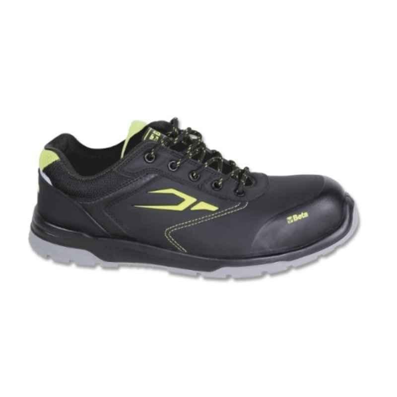 Beta 7320NA Nubuck Leather Composite Toe Black Safety Sneakers, 073200437, Size: 4.5