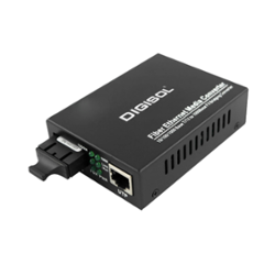 Digisol 10/100/1000Mbps 5VDC Single Mode Media Converter, DG-MC6123E