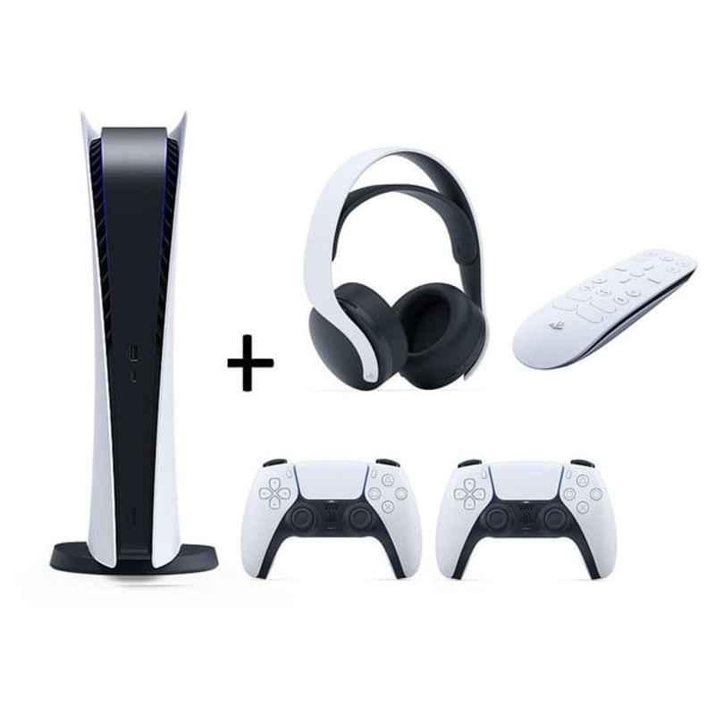 Sony PlayStation 5 PS5 16/825GB Gaming Console Pulse 3D Wireless Headset Dual Sense Controller with Media Remote Set