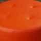Furniturstation Leatherette Orange Revolving Ottoman Stool, SBF_OT01OR