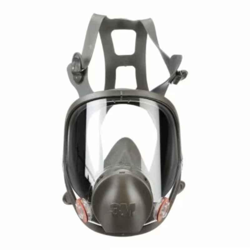 3M Grey Reusable Full Face Mask, Size: L, 6900