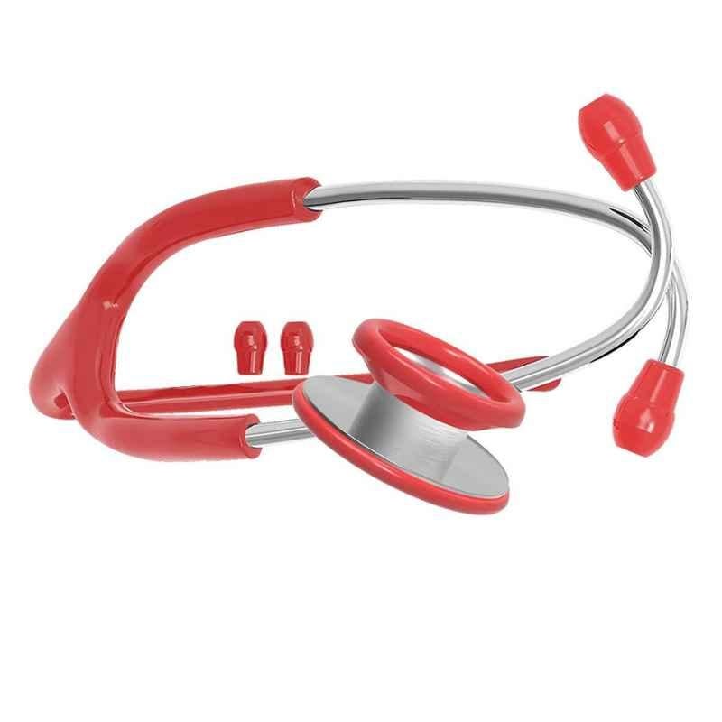 MCP Red Dual Head Adult Stethoscope, DualHead_Adult_R