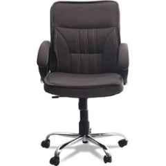 Buy Mezonite High Back Leatherette Brown Office Chair, Dimensions: 95x45x60  cm Online At Price ₹5799