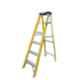 Champion 5.8ft 150kg Fibreglass 6 Step Electric Shock Proof Foldable Ladder with Tool Tray