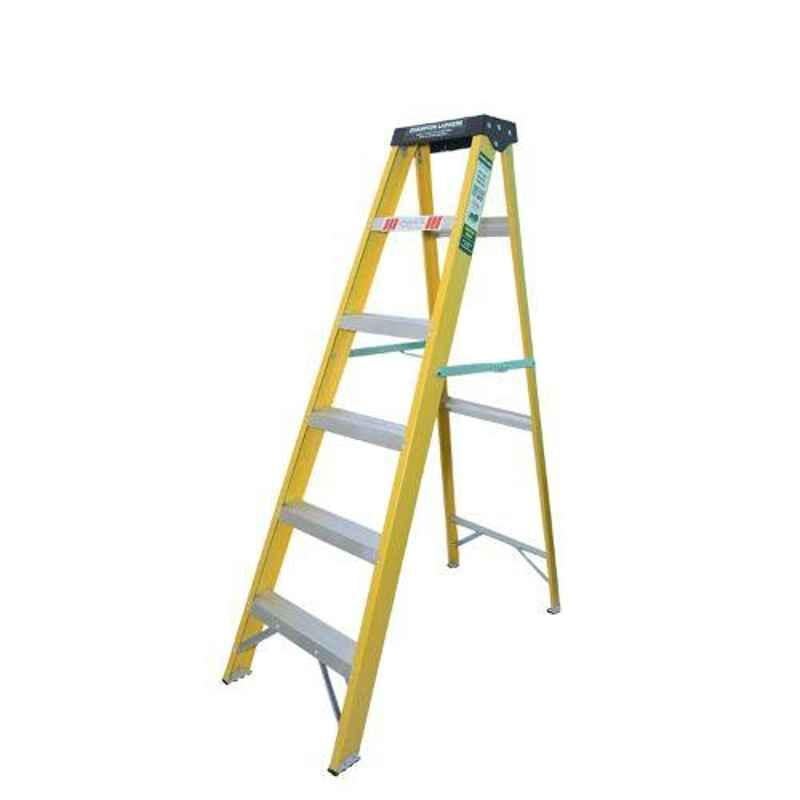 Champion 5.8ft 150kg Fibreglass 6 Step Electric Shock Proof Foldable Ladder with Tool Tray