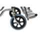 Smart Care SC905AJ 100kg Metal Black Portable Wheelchair with Detachable Footrest & Armrest, WC51