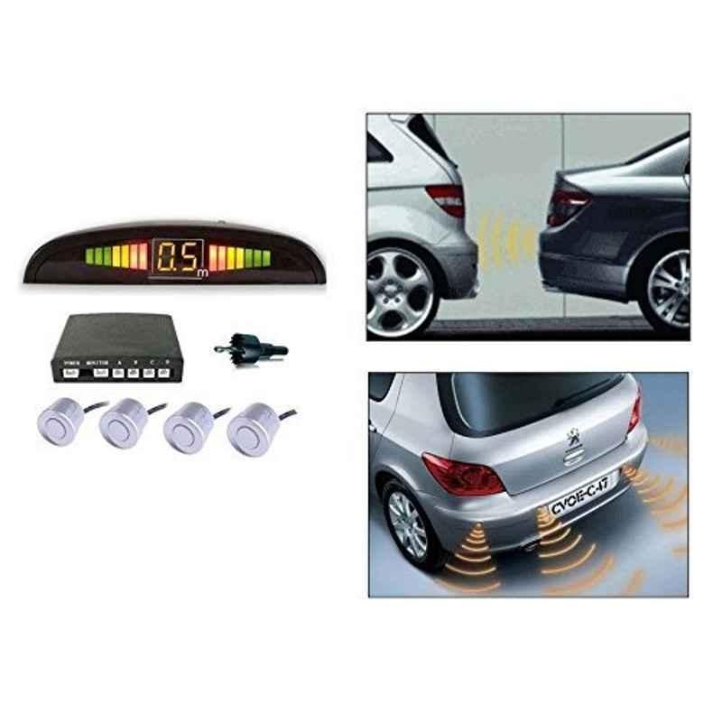 Kozdiko Silver Reverse Parking Sensor Set for Toyota Etios Liva