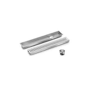 Sanjay Chilly SCDC-300 4x12 inch Stainless Steel 304 Shower Channel Drainer, SC99000373