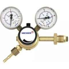 Messer Tornado Heavy Duty Helium Gas Pressure Regulator with Outlet Pressure Gauge, 77051882